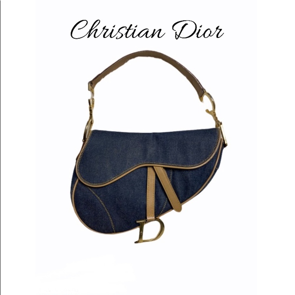 Christian Dior Denim Saddle Bag🌹🌹HOST PICK… - Picture 2 of 12